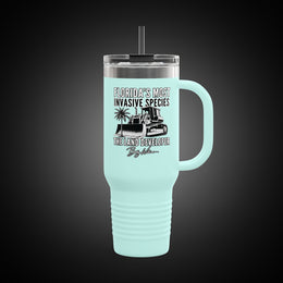 40oz Insulated Travel Mug — "Florida's Most Invasive Species" Bobby Williams