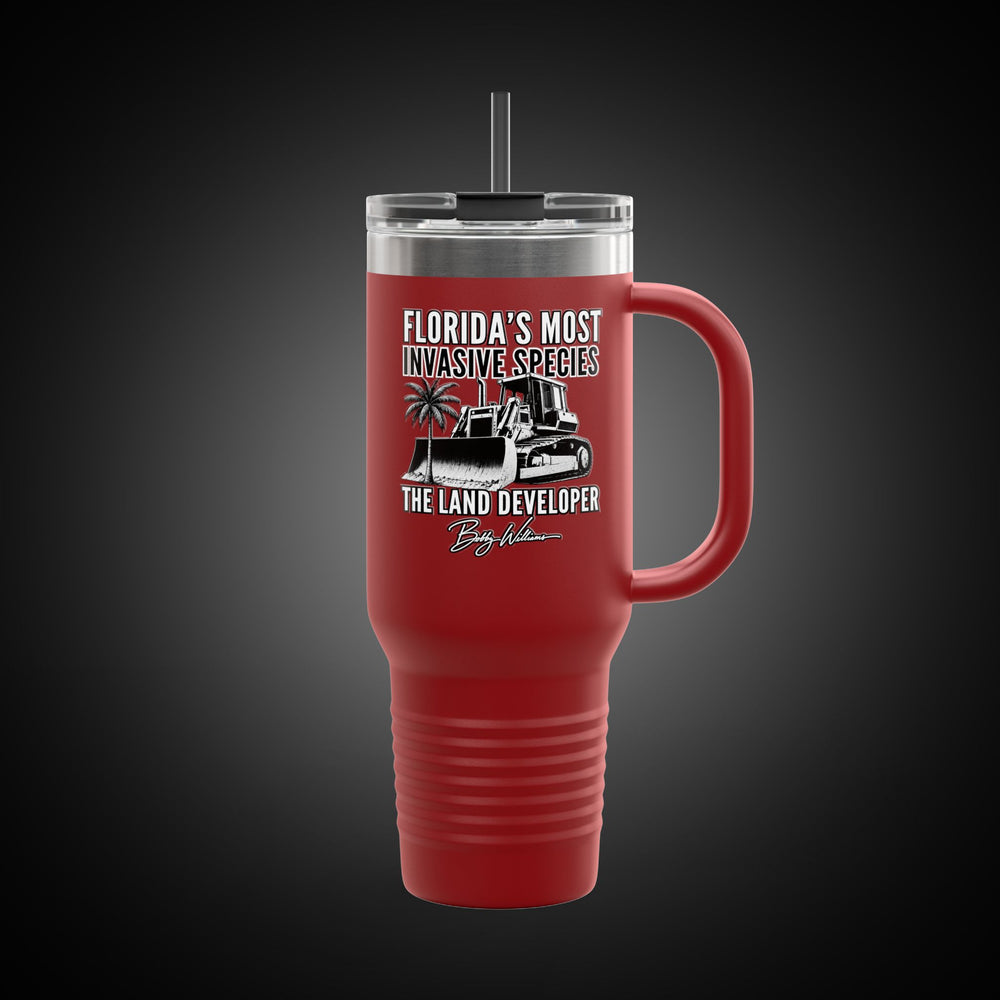 40oz Insulated Travel Mug — "Florida's Most Invasive Species" Bobby Williams