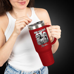 40oz Insulated Travel Mug — "Cows Not Condos" Bobby Williams