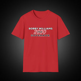 Bobby Williams T‑Shirt — "Bobby Williams for Governor 2030"