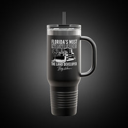 40oz Insulated Travel Mug — "Florida's Most Invasive Species" Bobby Williams